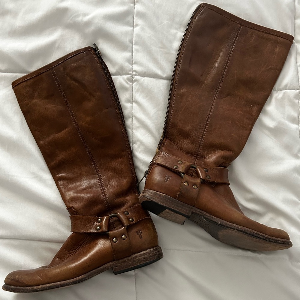 Frye Melissa Harness Riding Boots